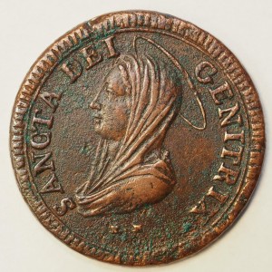 Аверс монеты Папская область, 5 байокко, 1797-1799