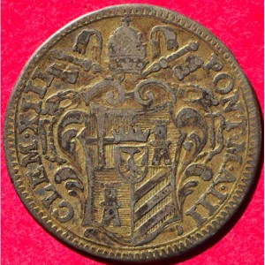 Аверс монеты Папская область, 1 джулио, 1760