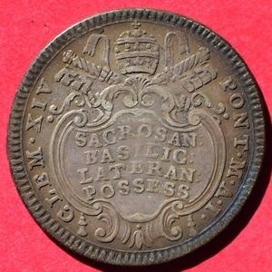 Аверс монеты Папская область, 2 джулио, 1769