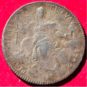 Реверс монеты Папская область, 2 джулио, 1769-1773
