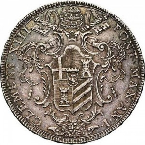Аверс монеты Папская область, 1 скудо, 1759