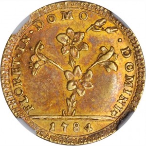 Аверс монеты Папская область, 1 доппия, 1776-1785