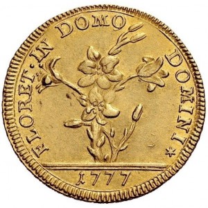 Аверс монеты Папская область, 10 скудо, 1777