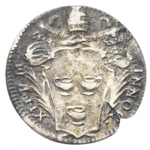Аверс монеты Папская область, ½ гроссо, 1692