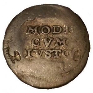 Реверс монеты Папская область, ½ гроссо, 1712-1714