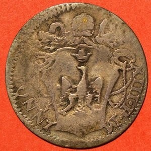 Аверс монеты Папская область, ½ гроссо, 1721