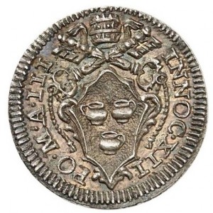 Аверс монеты Папская область, 1 гроссо, 1693