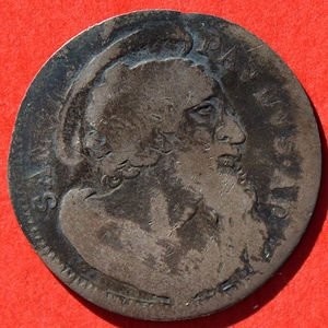 Реверс монеты Папская область, 1 гроссо, 1735