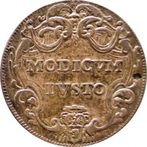 Реверс монеты Папская область, 1 джулио, 1680