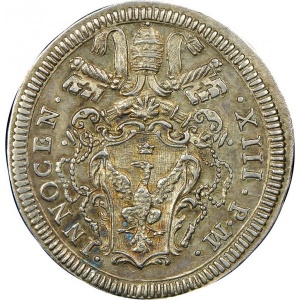 Аверс монеты Папская область, 1 джулио, 1721
