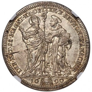 Реверс монеты Папская область, 1 тестоне, 1690