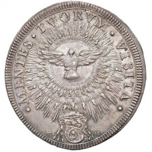 Аверс монеты Папская область, ½ пиастра, 1724, Sede Vacante