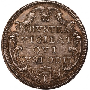 Реверс монеты Папская область, ½ пиастра, 1734-1735
