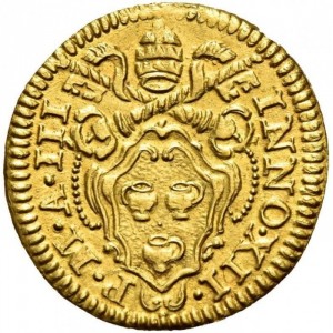 Аверс монеты Папская область, ½ скудо, 1694