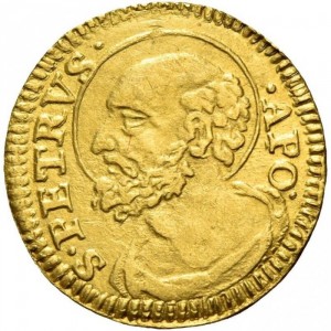 Реверс монеты Папская область, ½ скудо, 1694