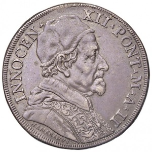 Аверс монеты Папская область, 1 пиастр, 1692