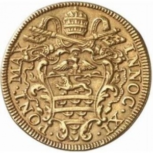Аверс монеты Папская область, 1 скудо, 1684-1685