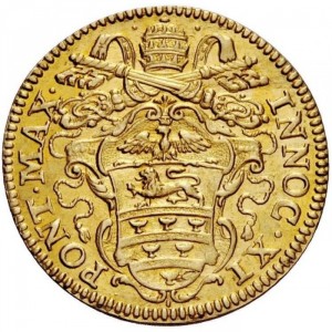 Аверс монеты Папская область, 1 скудо, 1686
