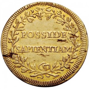 Реверс монеты Папская область, 1 скудо, 1686