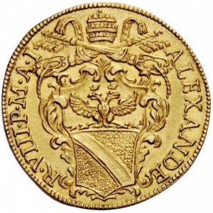Аверс монеты Папская область, 1 скудо, 1689
