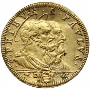 Реверс монеты Папская область, 1 скудо, 1690