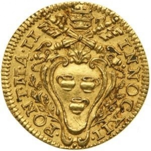 Аверс монеты Папская область, 1 скудо, 1692