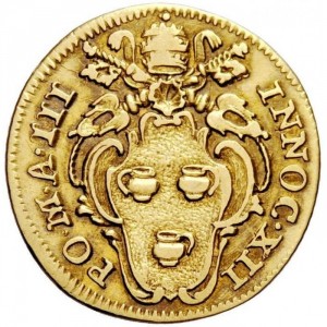 Аверс монеты Папская область, 1 скудо, 1694