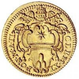 Аверс монеты Папская область, 1 скудо, 1702-1703