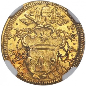 Аверс монеты Папская область, 1 скудо, 1717