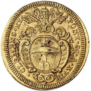 Аверс монеты Папская область, 1 скудо, 1718