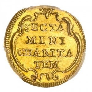 Реверс монеты Папская область, 1 скудо, 1722