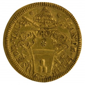 Аверс монеты Папская область, 1 скудо, 1724, Sede Vacante