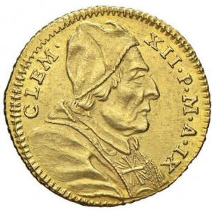 Аверс монеты Папская область, 1 скудо, 1738