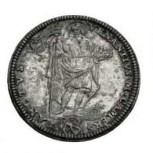 Реверс монеты Папская область, 1 джулио, 1673