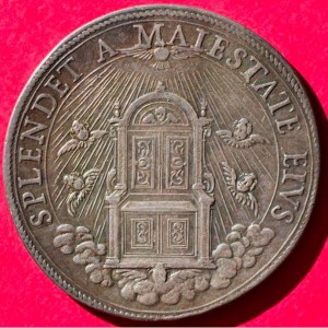 Реверс монеты Папская область, 1 пиастр, 1667, Климент IX