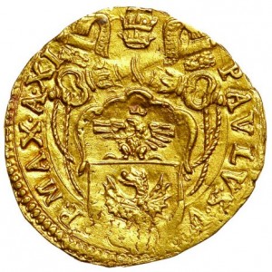 Аверс монеты Папская область, 1 скудо, 1607-1616