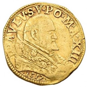 Аверс монеты Папская область, 1 скудо, 1617