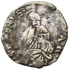 Реверс монеты Папская область, 1 кваттрино, 1572, Sede Vacante