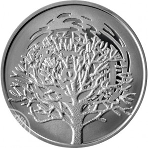 Реверс монеты Израиль, 1 новый шекель, 2004, Библейское искусство - Горящий куст
