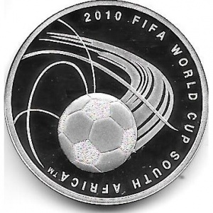 Реверс монеты Израиль, 1 новый шекель, 2009, Чемпионат мира по футболу 2010, ЮАР