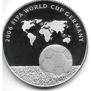Реверс монеты Израиль, 2 новых шекеля, 2004, Чемпионат мира по футболу 2006