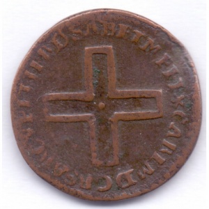 Аверс монеты Савойя, 2 денаро, 1732-1772