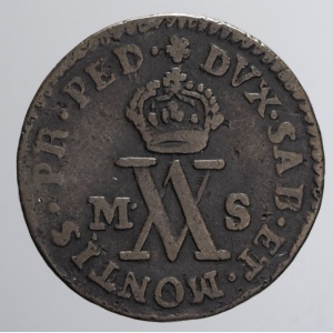 Реверс монеты Савойя, ½ сольдо, 1780-1789