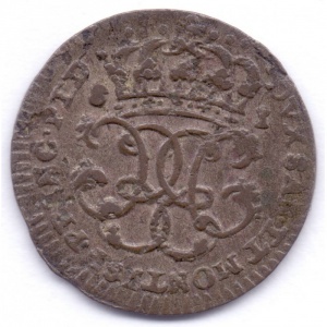 Реверс монеты Савойя, 1 сольдо, 1732-1772