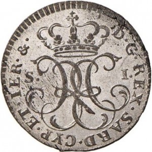 Реверс монеты Савойя, 1 сольдо, 1797-1798