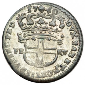 Реверс монеты Савойя, 2.6 сольдо, 1732-1743