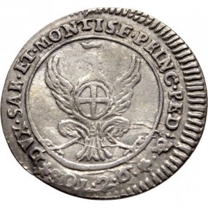 Реверс монеты Савойя, 2.6 сольдо, 1781-1785