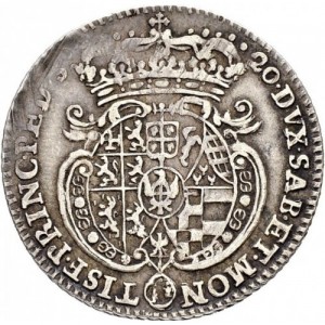 Реверс монеты Савойя, 20 сольдо, 1742-1748