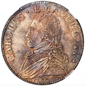 Аверс монеты Савойя, ½ скудо, 1797-1800