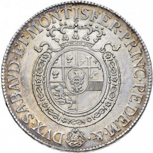 Реверс монеты Савойя, ½ скудо, 1814